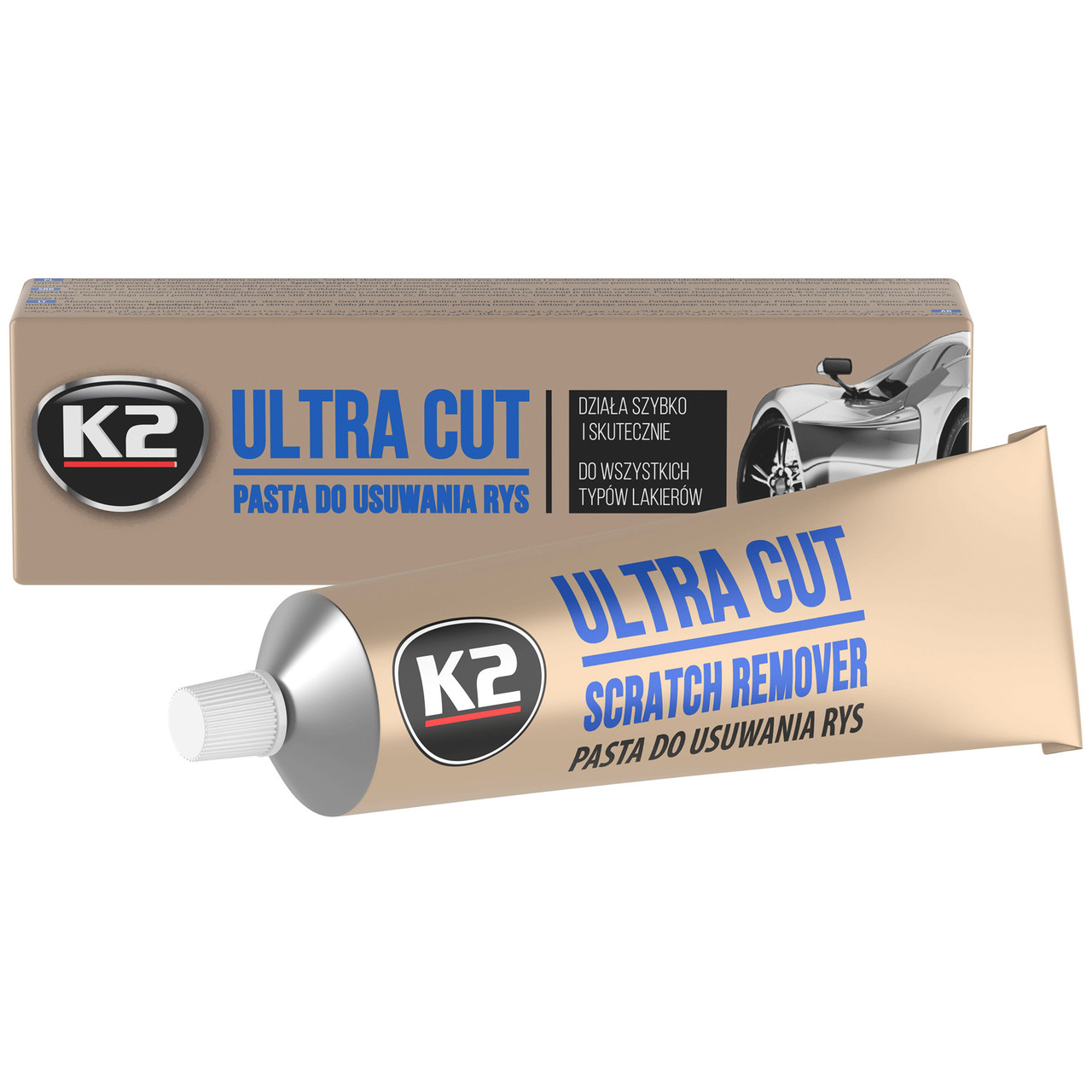 Паста для видалення подряпин K2 ULTRA CUT 100 г K002