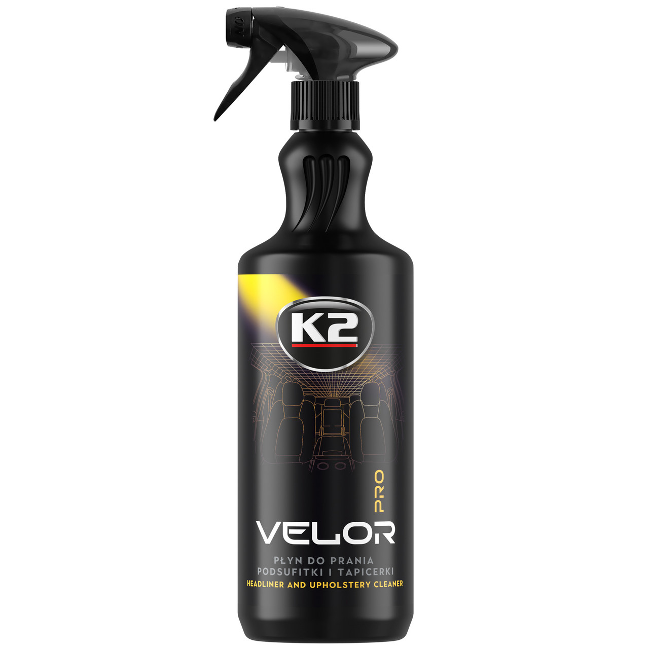 K2 VELOR PRO 1L D5031 засіб для чищення оббивки стелі
